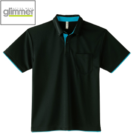 glimmer 00315-AYB 4.4オンス ドライレイヤード ボタンダウンポロシャツ