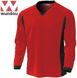 wundou P-1930 ベーシックロングスリ－ブサッカーシャツ