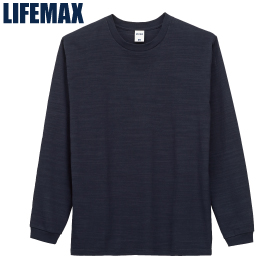 LIFEMAX MS1168 スラブ長袖Tシャツ