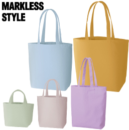 MARKLESS STYLE キャンバスバイカラートート