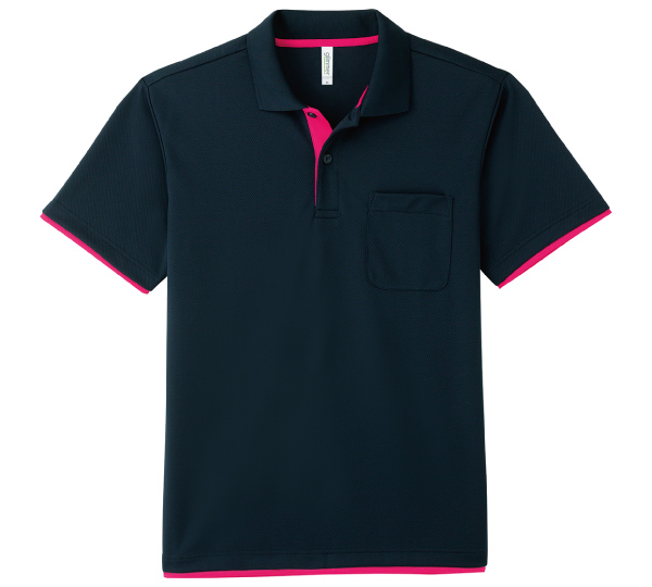 666 ネイビー×ホットピンク