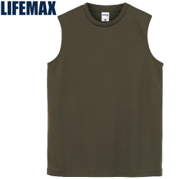 LIFEMAX MS1165 ノースリーブTシャツ（ポリジン加工）