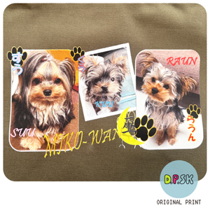 ペットの写真でオリジナルバッグ制作事例2