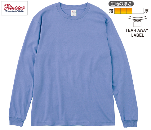 United Athle 5021-01 5.6オンス ピグメントダイ ロングスリーブTシャツ