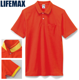LIFFMAX MS3116 2WAYカラーポロシャツ