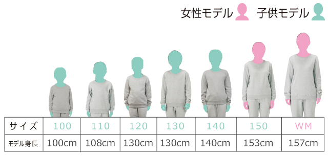 着用サイズイメージ