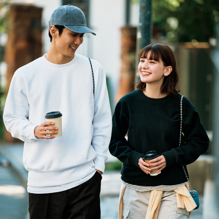 フリーサイズ Q 王一博 薄手 スウェット Printstar 00227-FVC 12.0オンス 裏起毛ヘビートレーナー｜オリジナル