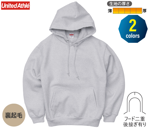 United Athle 5798-01 15.0オンス オープンエンド マグナムウェイト スウェット プルオーバー パーカ(裏起毛)