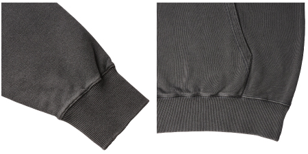 袖口・裾リブ仕様