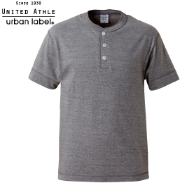 United Athle 5004-01 5.6オンス ヘンリーネック Tシャツ